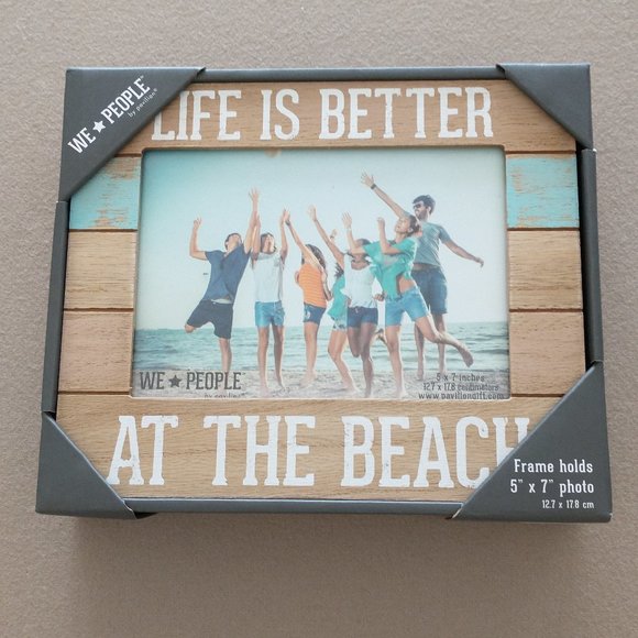 New picture frame - 5"x7" - Brand: We People by Pavilion - Picture 1 of 8